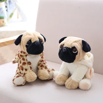 Mari Umplute Simulare Câini Drăguț De Pluș Sharpei Pug Catelus Minunat Jucărie Animal De Companie Animal De Pluș Jucărie Pentru Copii Copii Ziua De Nastere Cadou De Crăciun