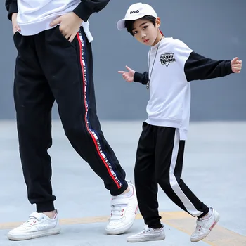 Băieții de toamnă caldă pantaloni sport de moda soft copii adolescent haine de toamna casual tousers pantaloni de Trening uza