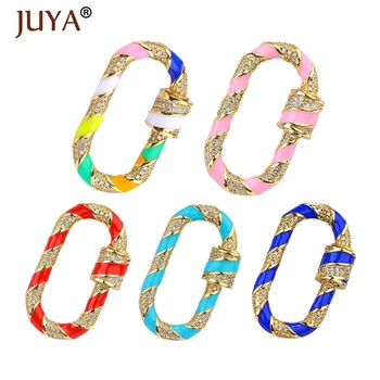 Juya New Sosire Cleme Trendy Blocare Cârlig Spirală Pandantive Agățat de Lanț de BRICOLAJ fabricarea Bijuteriilor Colier Accesorii pentru Bijuterii