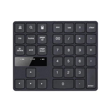 2.4 G Wireless USB Tastatura Numerică 35 Chei de Încărcare Digital Tastatura Mini Numpad