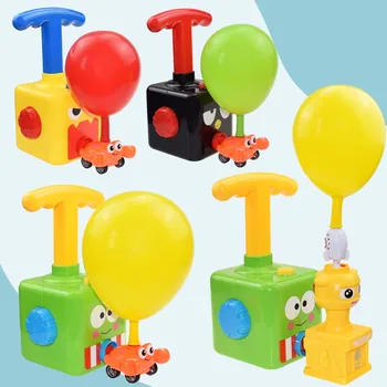 NOUA Racheta de Lansare Balon Turn de Jucărie Puzzle Distractiv de Învățământ Inerție Aer Putere Balon Mașină de Știință Experimen Jucarii pentru Copii Cadouri