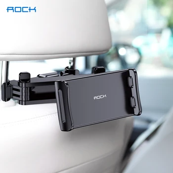 ROCK Mașina Înapoi a Scaunului Tetiera Suport Flexibil 360° Rotativ Pentru 4-11inch Pad Masina Suport de Telefon de pe Bancheta din spate suport Pentru Tablet PC Auto
