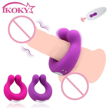 IKOKY Vibrator 9 Viteze Jucarii Sexuale Penis Stimularea Clitorisului Cuplu Vibrator Stimulator Clitoris Masaj Vibrator