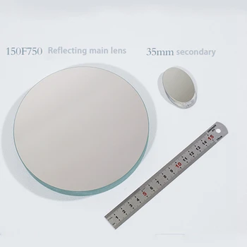 150mm Diametru Mare High Precision Lens Lentilă de Sticlă Newton Reflecție Astronomice, Binocluri Principal Obiectiv