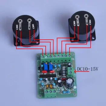 2 buc Panou de VU Metru Cald de Lumină Nivelul Audio Amp + Un driver de placa PENTRU Amplificator