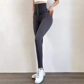 Talie inalta Femei Legging Push-Up de Fitness Jambiere Plus Dimensiune Corp formator Corset Slim Mare Elastic Jambiere Sport