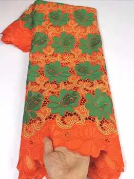 Africa de bumbac dantela tesatura 2020 înaltă calitate nigerian dantela elvețian voile dantelă în elveția cu Pietre pentru Femei rochie de Mireasa