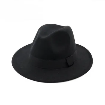De Iarnă de înaltă Calitate Fedoras Pălărie Bărbați Moale Simțit Jazz Clasic Pălării Floppy Femei Casual Fedora Panama Capac pentru Petrecere