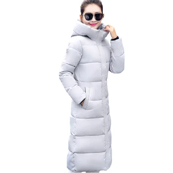 Moda Geaca de Iarna Femei Îngroșa Cald Sacou Feminin Strat de Bumbac Parka Lungă jaqueta feminina inverno Femei Haina cu Gluga