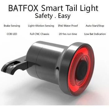 BOTFOX lumina lumini pentru biciclete seatpost USB rezistent la apa stop semnal led para bicicleta biciclete după luminile din spate, lumini pentru biciclete