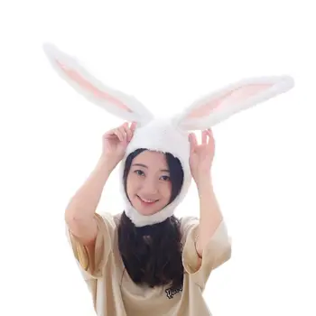 Japonezii De Pluș Drăguț Amuzant Est Urechi De Iepuras Capac Masca Adult Copii Petrecere De Halloween Cosplay Animal Capota Pălărie Cald Iarna Costum