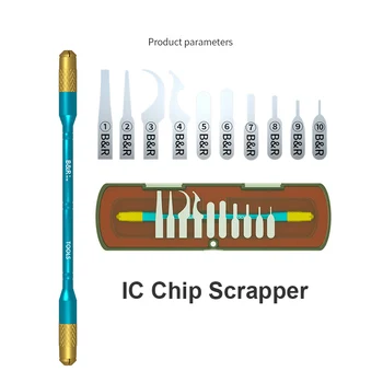 IC Chip Ultra Subțire de Adeziv Elimina Blade pentru Telefonul NAND CPU UV Adeziv de Curățare BGA Rework Demontați Cuțit DIY Instrumente de Reparare