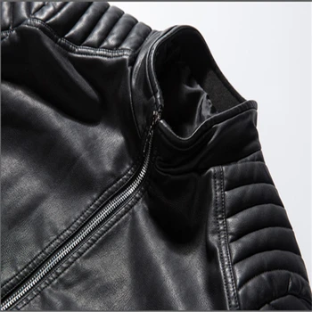XingDeng Fermoar Impermeabil bărbați moda sacou barbati brand de motociclete jachete de piele de sus haine de brand-haine plus dimensiunea 4XL