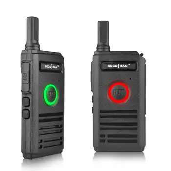 SOCOTRAN SC-600 UHF mini walkie talkie Radio Amatori 400-470MHz Ultra slim două fel de radio cameră dublă ASV respirație lumina