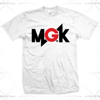 Detalii Moda hine Gun Kelly (Muzica) Bărbați MGK Logo T-shirt Alb