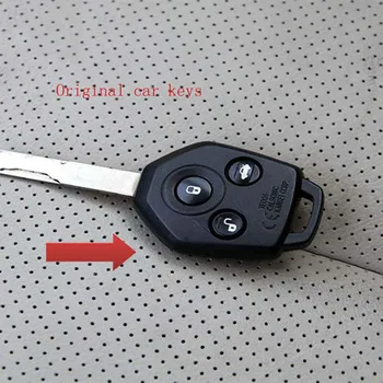 Piele cheie auto capac pentru Subaru 2013 Forester Interioare SUBARU XV Moștenire 3 butonul drept pe butonul shell