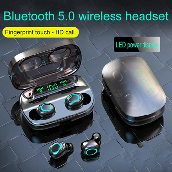 S11 TWS 3500mAh Banca de Putere LED-uri pentru Căști Bluetooth 5.0 Căști Căști HIFI Wireless Stereo Căști de Gaming Headset Cu Microfon