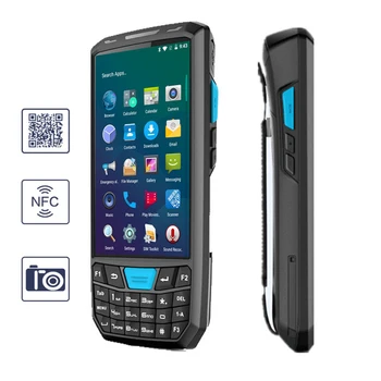 4G LTE android portabil PDA 1D/2D cititor de cod de bare fără fir wi-fi/bluetooth/Gps scanner de coduri de bare mobile colector de Date