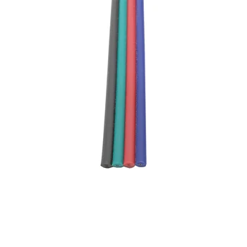 4 Culoare 22AWG 4pin RGB Cablu Electric Extensie din PVC cabluri pentru Benzi cu LED-uri RGBW RGB 5050 3528 Cablu