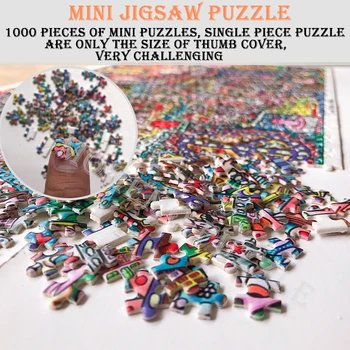 MOMEMO Trandafiri de Heliogabalus 1000 Piese Puzzle din Lemn Puzzle-uri pentru Adulți, Copii Personalizate Mini Puzzle Jucării DIY Asambla Joc