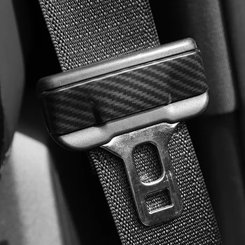 Pentru Ford F150-2020 Fibra de Carbon Interior Catarama Centurii de siguranță Capac Ornamental