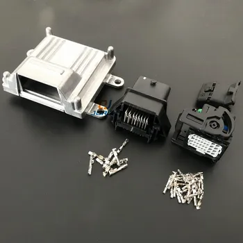 1set 32pin ECU carcasa din Aluminiu Cutie cu 32 pini Caz Masina cu Motor GPL de Conversie CNG Masculin Feminin Conector Auto