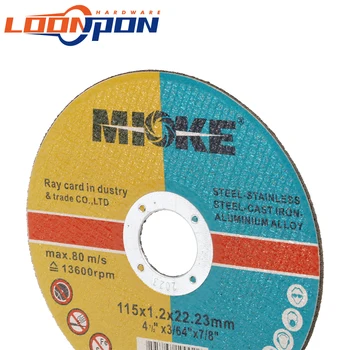 115 mm Disc de Tăiere Metal Roata Rășină Cerc de Tăiere Polizor Tăiat Roți de Fier Țeavă de Oțel Bar 115x22.23x1.2mm 5-50Pcs