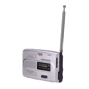 Cewaal Mini Buzunar Canal Stereo BC-R28 Radio AM FM Antenă Telescopică Difuzor Portabil