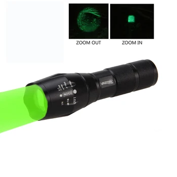 Zoomable de Vânătoare Lumina 5000 LM Rosu/Verde/Alb Armă de Lumină Picatinny Lanterna Lanternă Tactică pentru Sporturi în aer liber