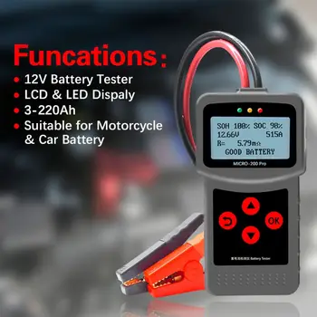 MICRO-200PRO Baterii Auto Tester Digital Capacitate Masina de Încărcare Descărcare de gestiune Parte 3XUB
