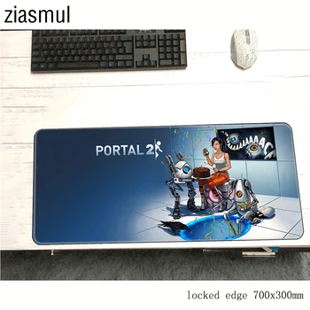 Portal 2 padmouse 700x300x2mm gaming mousepad joc de Masa model de mouse-pad gamer calculator de birou Populare mat notbook mousemat pc
