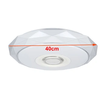 120W Moderne RGB LED Lumini plafon iluminat acasă APP Bluetooth de Muzică ușoară dormitor lămpi Inteligente lampă de tavan 170-260V 40cm