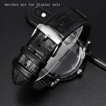 Potrivit pentru Huawei watch GT2 Pro Piele +Silicon curea 20mm 22mm afaceri cauciuc lanț de ceas de eliberare Rapidă
