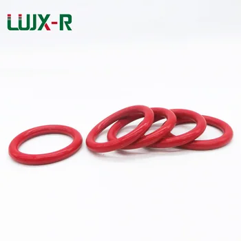LUJX-R 5.7 mm Grosime Oana Inel de Etanșare Silicon Rosu Garnituri de Etanșare VMQ O-Ring Șaibă OD30/35/45/55/65/70/75mm de Tip 