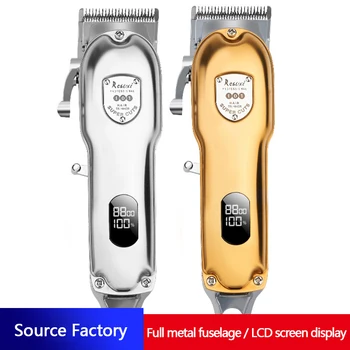 Tot Corpul de Metal Tuns Set Lame din Otel Inoxidabil de Tuns 10W USB Reîncărcabilă Tăiere Păr Zgomot Redus Tuns Barba