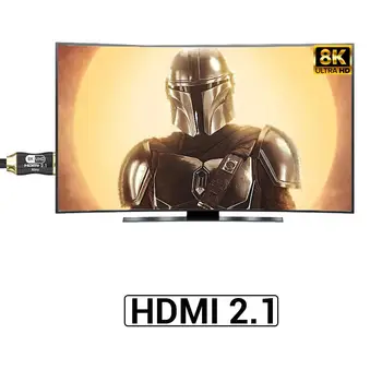 Cablu hdmi 8k ultra HD de metrou 1 HDMI 2.1 4K 8K 120Hz 60Hz cablu hdmi 4k ultra hd 8k para smart tv ps5 xbox seria x ps4 xbox one