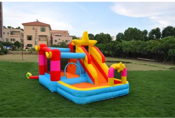 Noua Culoare Tobogan Gonflabil castel gonflabil Castel sărituri Cu Suflantă pentru Copii interior Distracție în aer liber