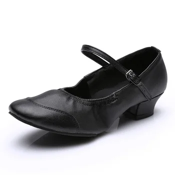 Dimensiunea 34-41 Marca Lady Femei Pătrat Pantofi de Dans sală de Bal Dans Pantofi cu toc jos pantofi de Dans Modern Pantofi wd003