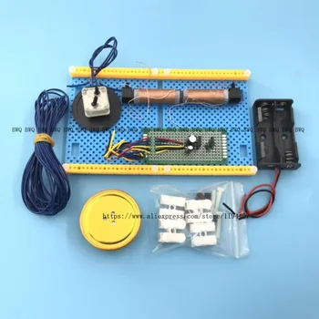 Minereu de Radio DIY de a Face de Înaltă Rezistență Căști Condensator Variabil Simplu Electronic Wireless Singur Tub Kit