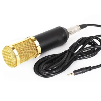 Microfon BM800 Karaoke Condensator de Studio Profesional Audio Microfon, Echipament Stand Cu placa de Sunet Pentru Calculator cu Karaoke