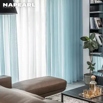 NAPEARL Exporturile de High-End în Stil European Ecrane Camera de zi Dormitor Balcon Etaj-Lenjerie de Tifon Perdele Personalizate Solid Speciale