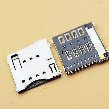 10buc MUP-C792 Original Micro SIM Card Conector Patch-uri Auto-piercing 6 +1 P / 8 +1 P SIM Slot pentru Card Socket