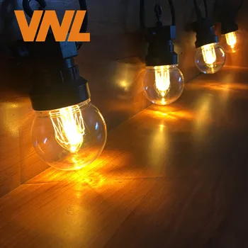 VNL 13M 20X Ofili G50 Mingea LED Glob Comerciale Șir de Lumini Pentru Nunta in aer liber Lumini Șir de Crăciun Petrecere Decorition