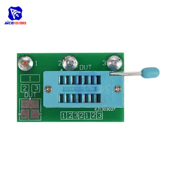 Diymore MK-168 Tranzistor Tester Diode Triodă Capacitate de Rezistență RLC L C R NPN PNP MOS Metru cu Clip Cablu Adaptor SMD