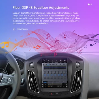 Radio auto pentru Hyundai Creta IX25 Tesla 2016 - 2018 2019 Player Multimedia Navigatie GPS 9.7 Inch Android Carplay Volan