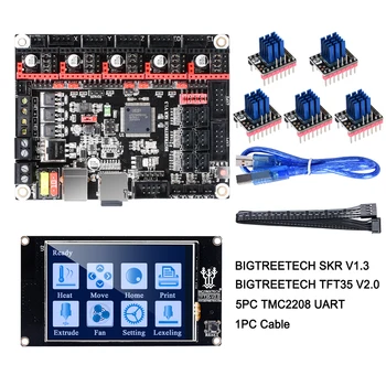 BIGTREETECH SKR V1.3 comisia de Control pe 32 de biți Smoothieboard+TMC2209 V1.2 UART+TFT35 V2.0 Imprimantă 3D Părți vs tmc2208 tmc2130 MKS Gen