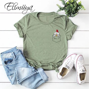 Elimiiya Animal Print T Shirt pentru femei Desene animate Tipa Tricou Rotund Gat Topuri de Bumbac Streetwear Plus Dimensiune tricouri Pentru Femei 4xl 5xl