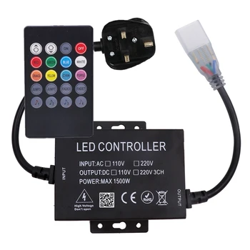 Muzica Controler Bluetooth Dimmer 750W, 1500W NE 110V UE AU UNIT 220V Pentru 5050 LED Strip Lumina de Neon IOS/Android App controller