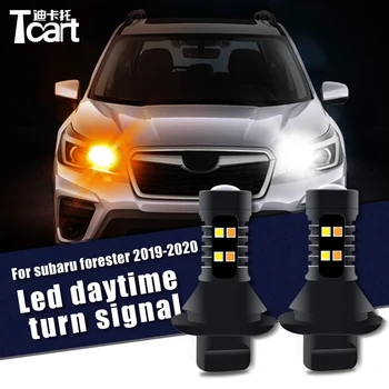 Accesorii auto Pentru Subaru Forester sk 2019 2020 Zi cu Led-uri Lumina Drl 2in1