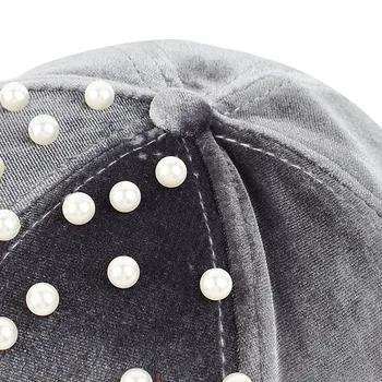 Geebro Unisex Perla Piele De Căprioară Sepci De Baseball Hat Pentru Femei Casual Pălărie De Călătorie Sport Șapcă De Camionagiu Tata De Iarnă În Aer Liber Pălării